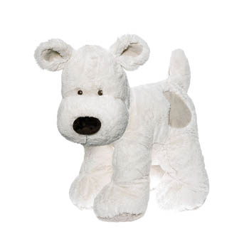 Teddykompaniet Teddy Cream - Hund, XL i hvid